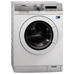 AEG L76685NWD Freestanding Washer Dryer, 8kg Wash/6kg Dry Load, A Energy Rating, 1600rpm Spin, White